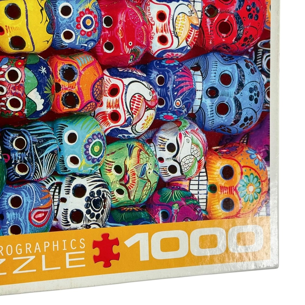 Eurographics Colors Of The World Traditional Mexican Skulls 1000 Pieces Puzzle - Picture 3 of 9